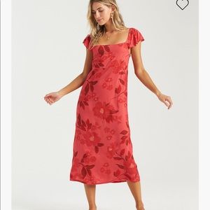 Billabong Making Waves Midi Dress NWT